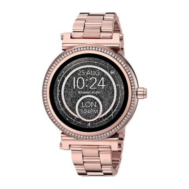 michael kors access mkt5022 sofie bracelet smart watch in rose gold