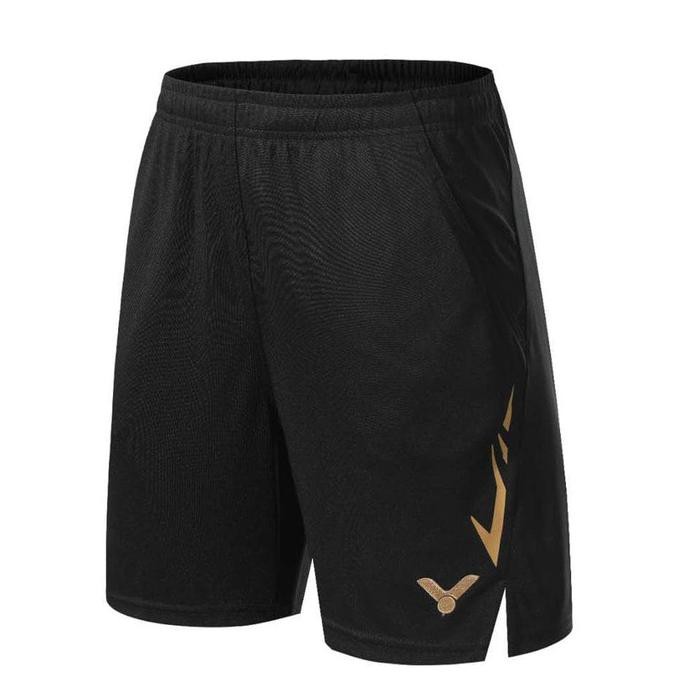 BAJU BADMINTON // CELANA BADMINTON VIKTOR 901 GO IMPORT ORIGINAL - HITAM JERSEY BADMINTON