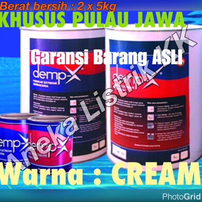 

DEMP X @ 5Kg CREAM DEMPX Dempul extreme serbaguna lem empoxy 10Kg