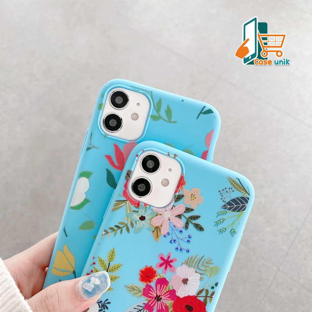 SS053 SOFTCASE BUNGA OPPO A1K A37 A71 A83 A39 A57 F7 F5 Youth F1s A59 A3s A5s A7 A11k A12 F9 CS2526