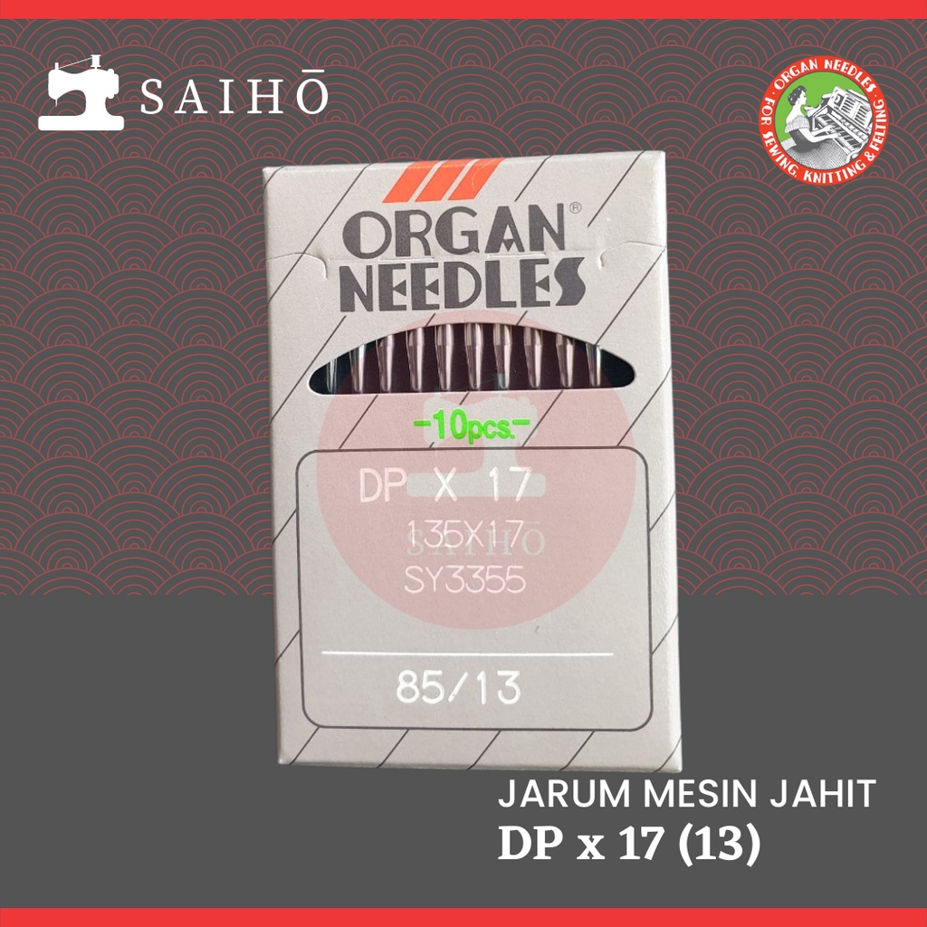 Organ Needles DPx17 - Jarum Mesin Jahit Kulit Walking Foot / Cangklong