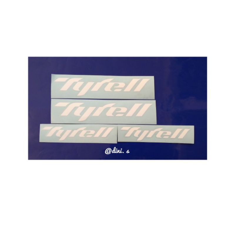 Cutting Stiker Sepeda Tyrell