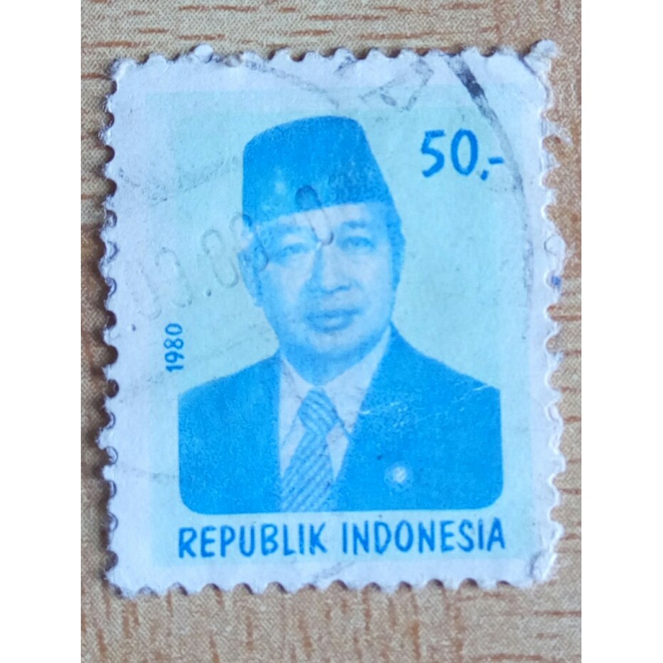 

Perangko Indonesia Pak Soeharto Rp 50 1980