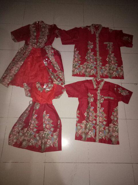 Batik Family/keluarga Dress Terusan Wanita Kd Kerang