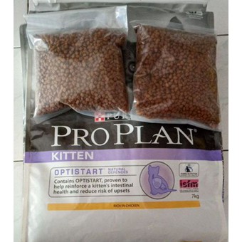 PROPLAN 1kg dry food, cat food, KITTEN / ADULT makanan kucing