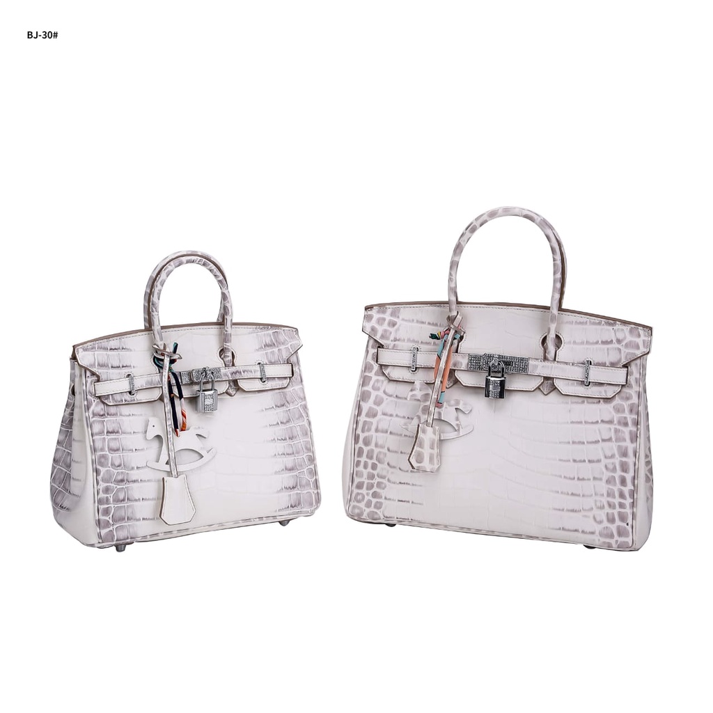 25 Niloticus Crocodile Skin Bag's Silver Hardware  TCBJ-25