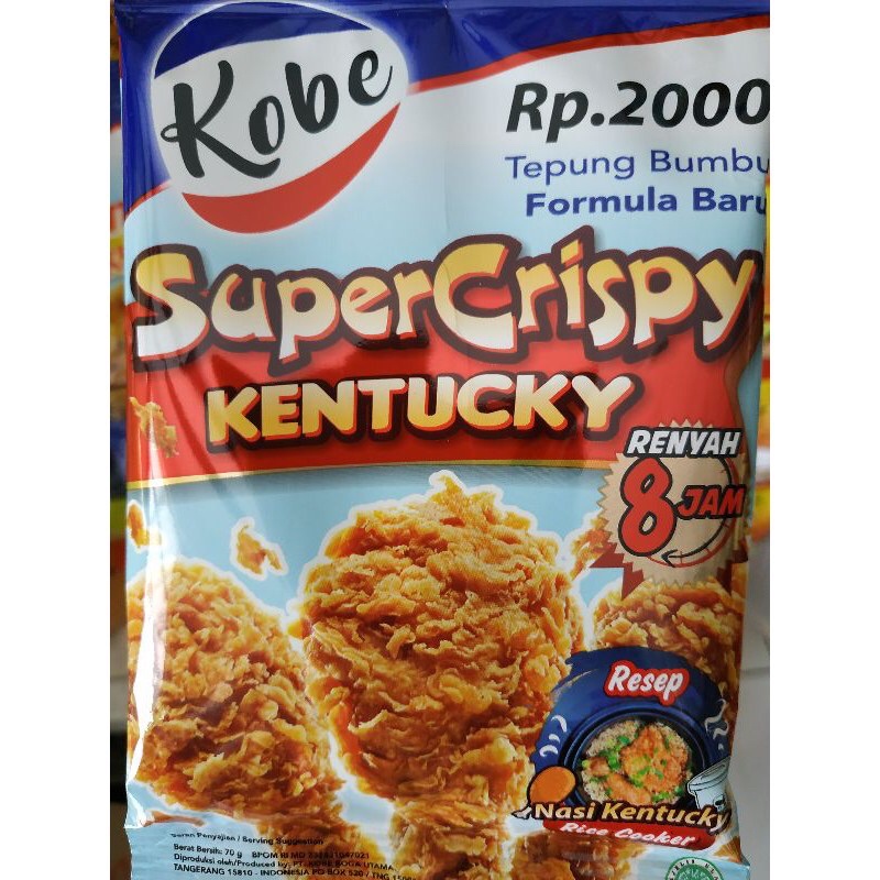 

SUPER CRISPY KENTUCKY//KOBE//TEPUNG BUMBU CRISPY// 70gx 1pcs