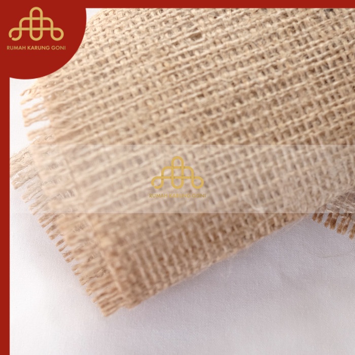 Kain Goni Import P 1 Yard x L 115 cm - Bahan Goni Import - Bahan Karung Goni - DIY Souvenir - Hessian Burlap