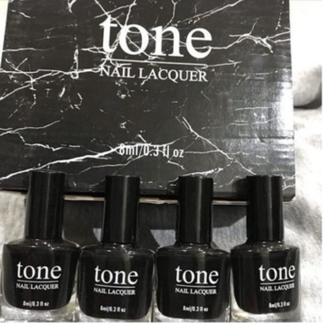 Jual Kutek Tone Warna Hitam Kutek Nail Lacquer Satuan Indonesia Shopee