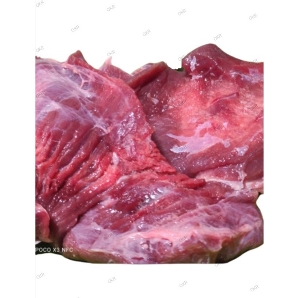 

Daging Kerbau Slice 3-4mm berat 1kg / Daging Kerbau / Slice Kerbau / Daging Slice / Buffalo Meat / Buffalo Slice Fresh Frozen