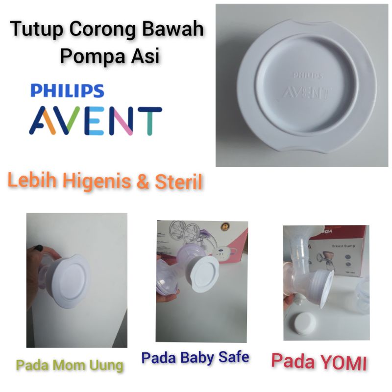 Penutup Corong Bawah Higenis Pompa Asi Elektrik YOMI / Pompa Asi Mom Uung/  Pompa Asi Baby Safe/  Pompa Asi Spectra