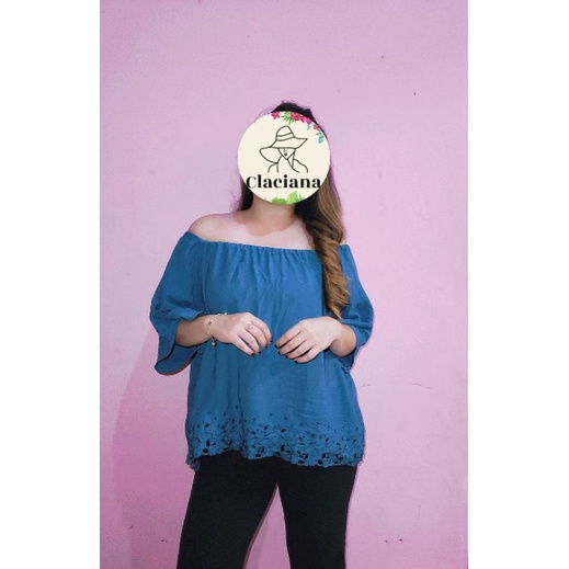 Blouse Hijau Botol