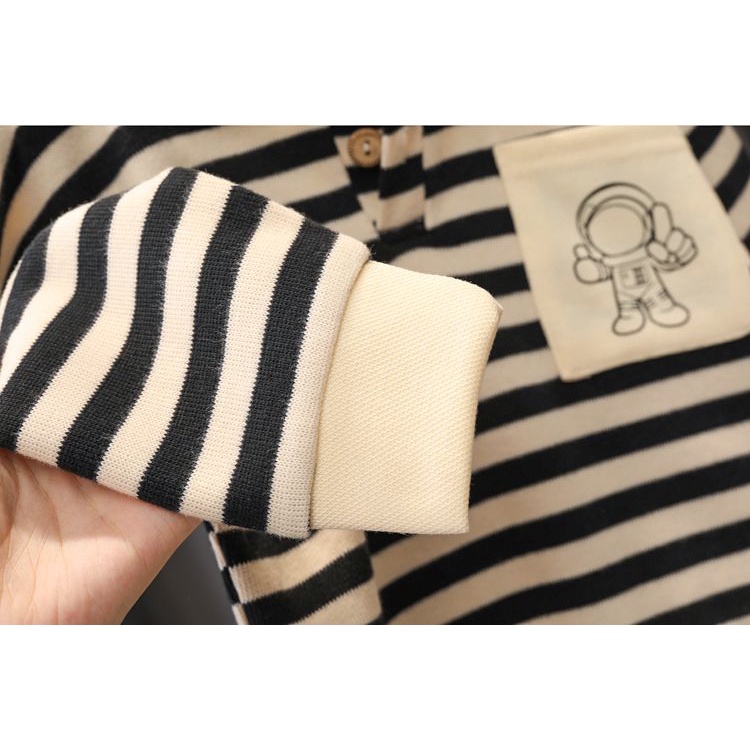 BABYLOVANTA -setelan anak laki-laki keren / setelan motif STRIP ASTRONOT / setelan premium import