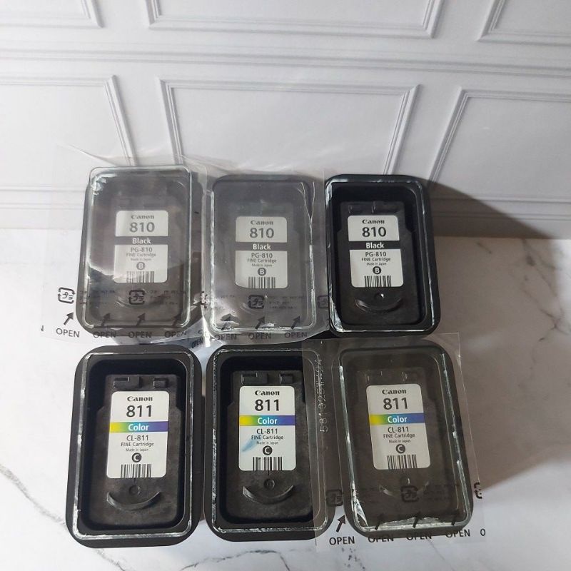 Tinta canon 810 dan 811 kosongan ori