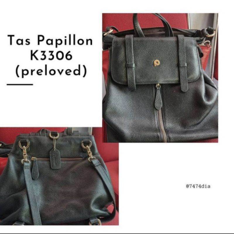 preloved tas papillon K3306