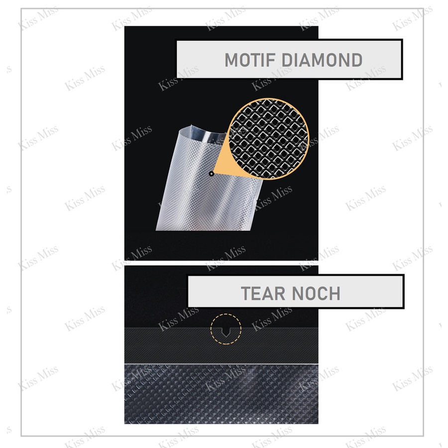 Plastik Vacuum Bag Embossed / Vakum Sealer / Vacum / Emboss