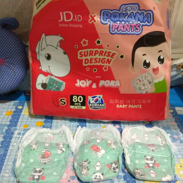 Pokana pants diapers size S 80