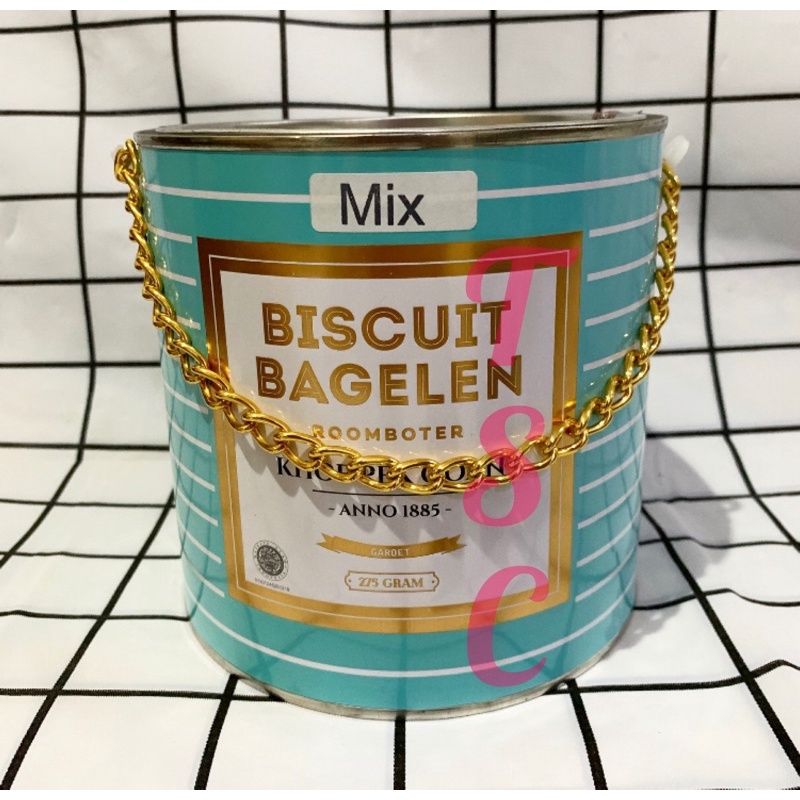 

KHOE PEK GOA Biscuit Bagelen Mini Mix 275gr Bagelen KHOE PEK GOAN Kaleng Mini