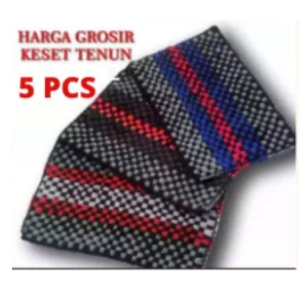 HARGA GROSIR [ 5 PCS ] KESET ANYAM MURAH TEBAL DAN NYERAP AIR