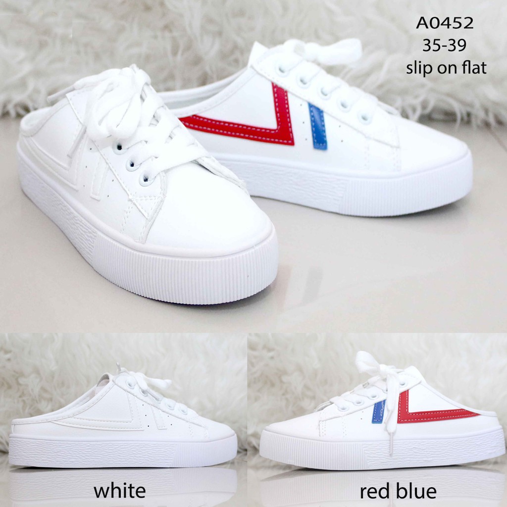 Sepatu WANITA Sneakers TALI SELOP 2warna - SEpatu Casual KA0452