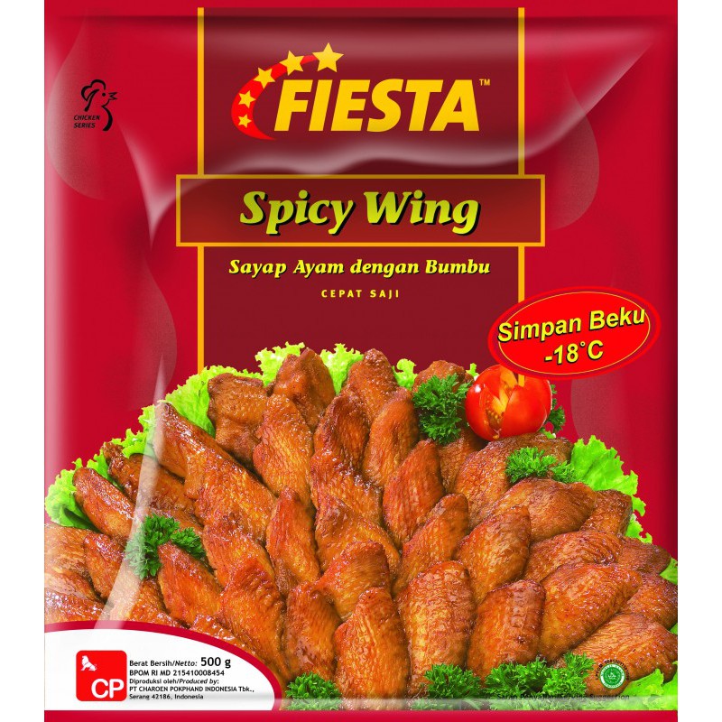 

Frozen Food Spicy Wings Fiesta 500gr | Sayap Ayam