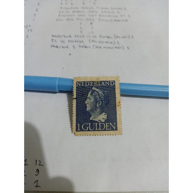 

Perangko Nederland 1 Gulden Queen Wilhelmina (1880-1962) Stamp