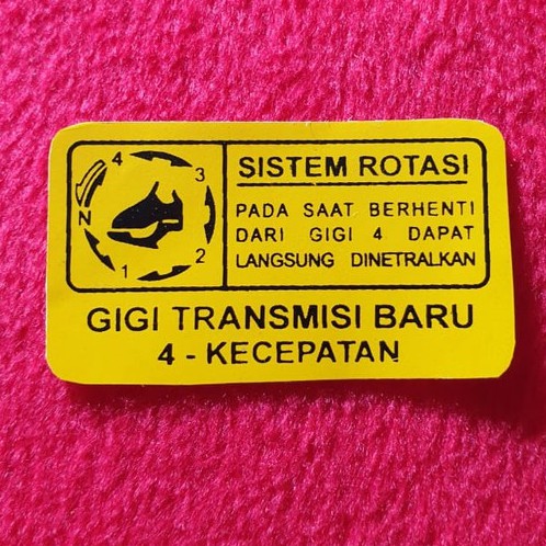 

Sticker / Striping / Lis body motor SISTEM ROTASI