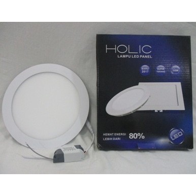 Lampu LED Panel Downlight 18w Bulat Terang Bergaransi Kualitas OK Holi TOP*****