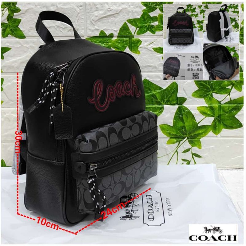 Tas Ransel Coach Vale With Signature Canvas