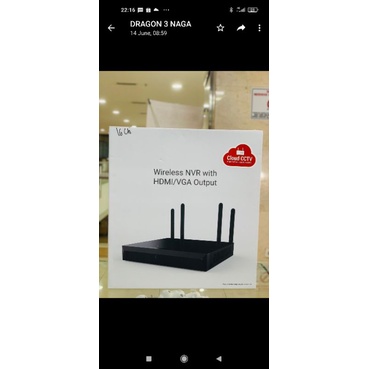 PAKET CCTV WIRELESS 4 KAMERA NVR 16 CHANNEL EZVIZ