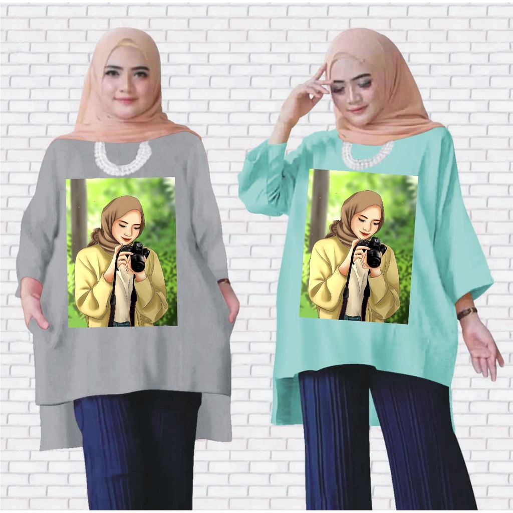 Jual Tunik Kaos Wanita Tunik Dewasa Jumbo Ld 130 Tunik Viral 2022 Kaos