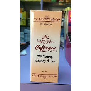 Collagen Facial Toner plus Vit E 60 ml - Toner Kolagen Import Pemutih dan Pencerah Wajah