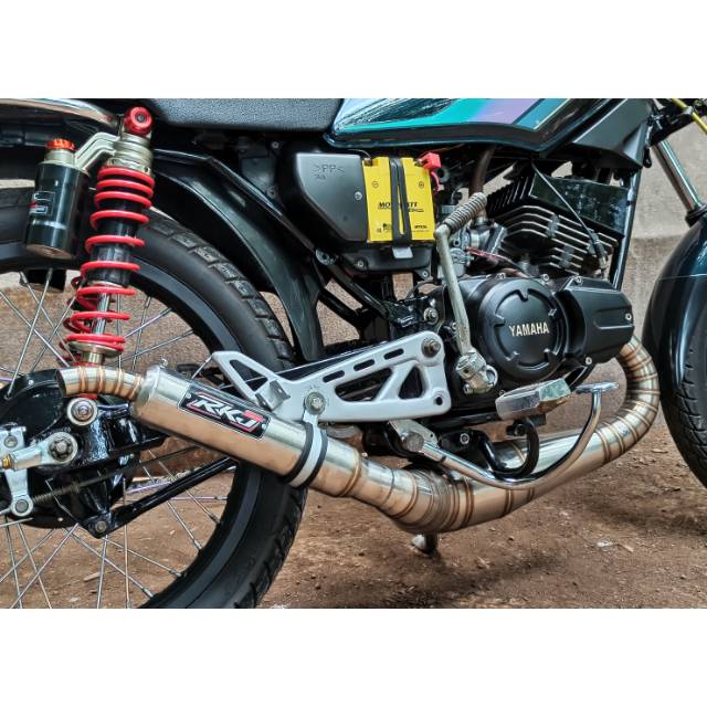 Knalpot RX-KING kolong kobra super pro stainless super garing gurih RKJ racing