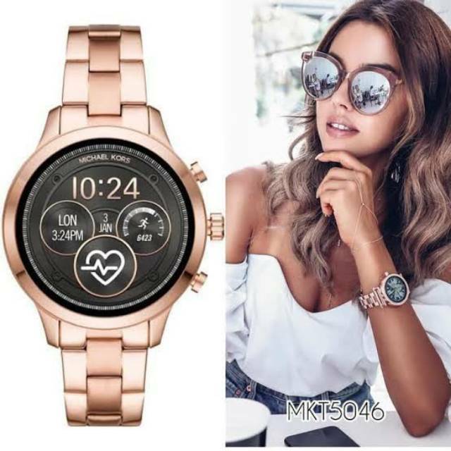 michael kors rose gold runway smartwatch