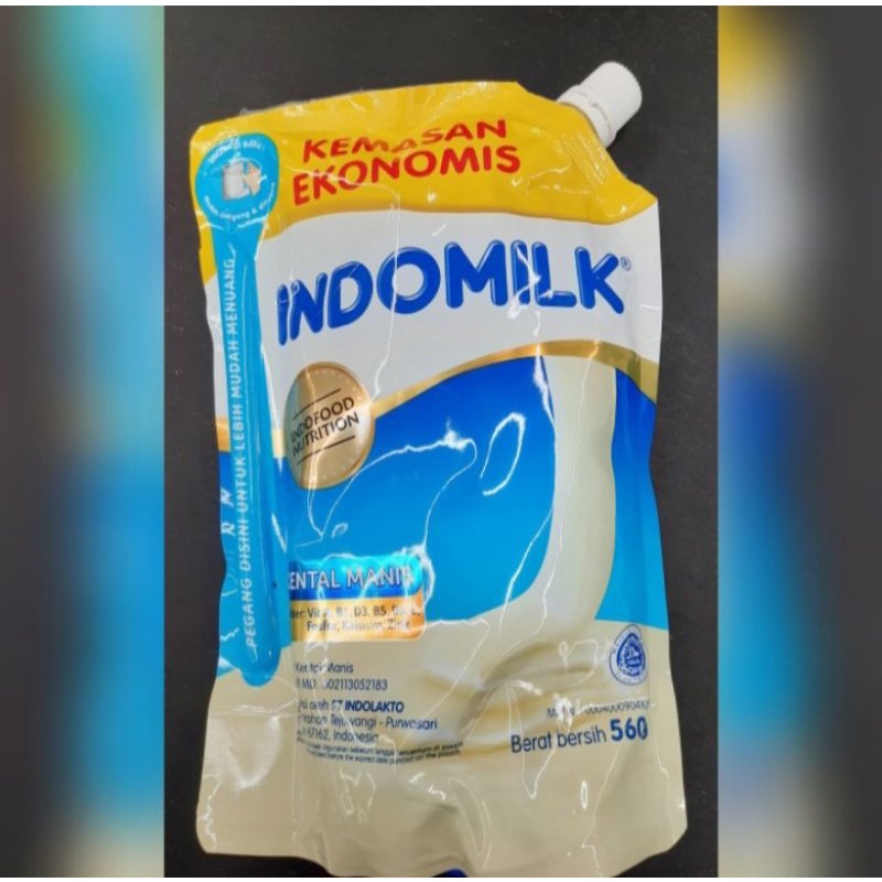 

Frisian Flag Susu Bendera Kental Manis Pouch 560gr/indomilk 560g -Indomilk