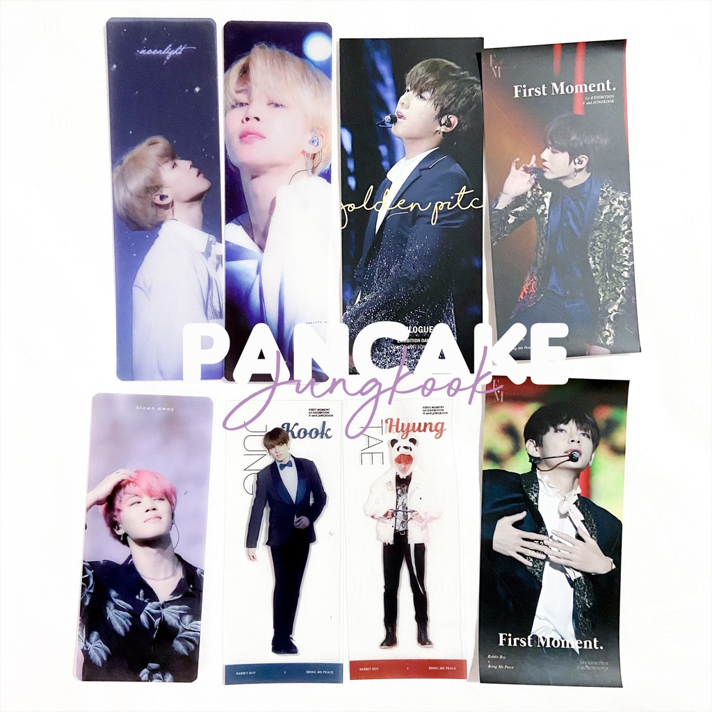 [ READY‼️ ] bts fansite goods tiket bookmark [ jimin v jungkook ]