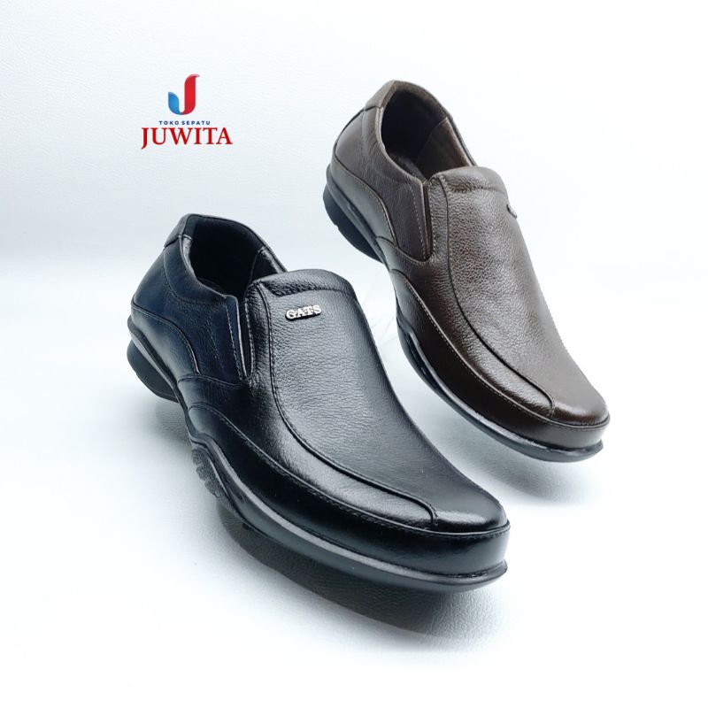 Sepatu kulit casual pria cowok merk Gats GI 7211