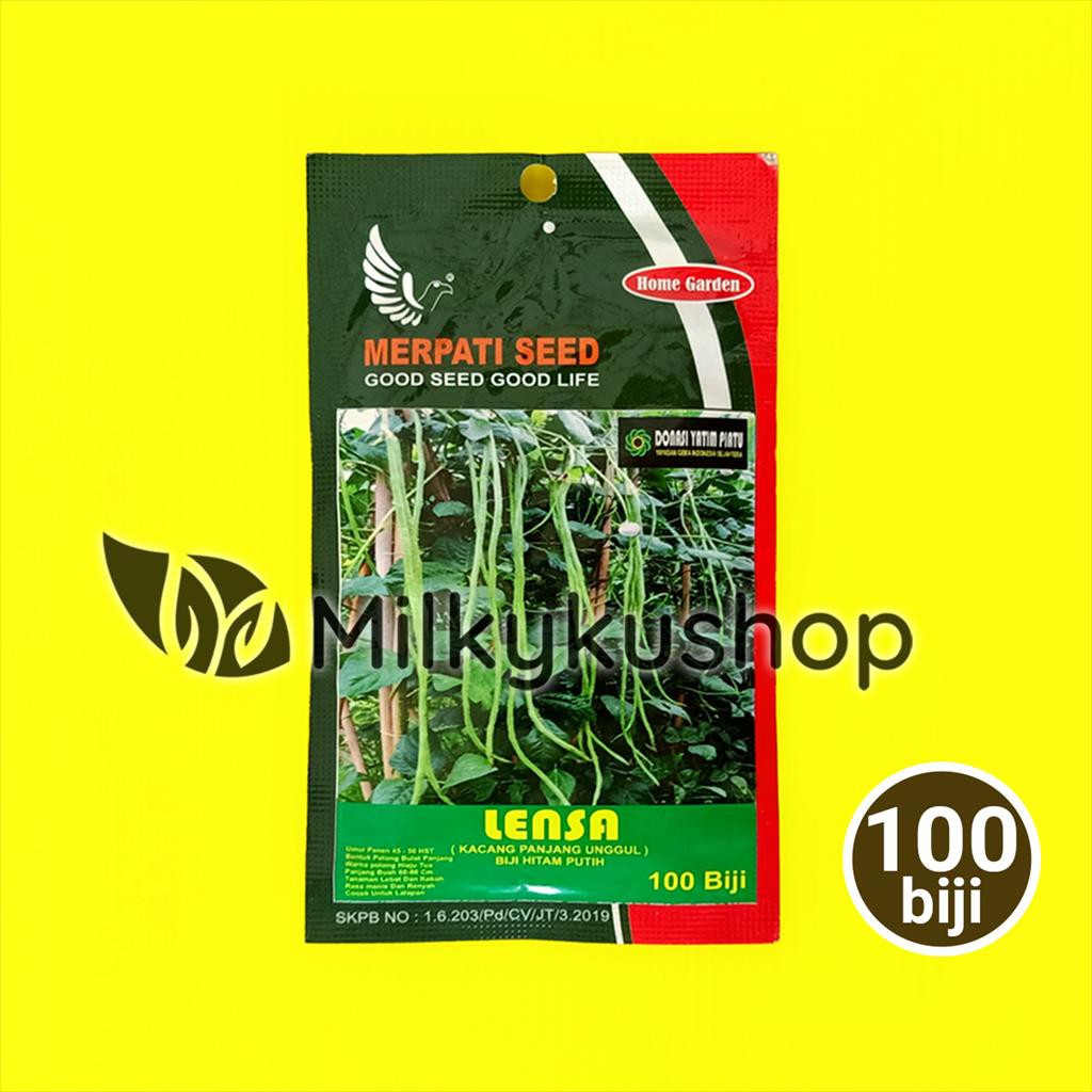 BENIH MERPATI SEED LENSA KACANG PANJANG 100 BIJI SACHET KP