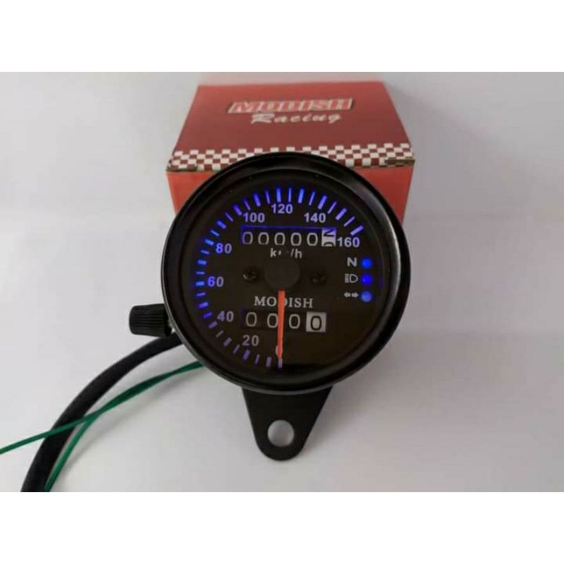 spido meter km kilometer bulat untuk motor rx king vixion gl pro Tiger Mega pro dll Diameter Bulat 6.5Cm