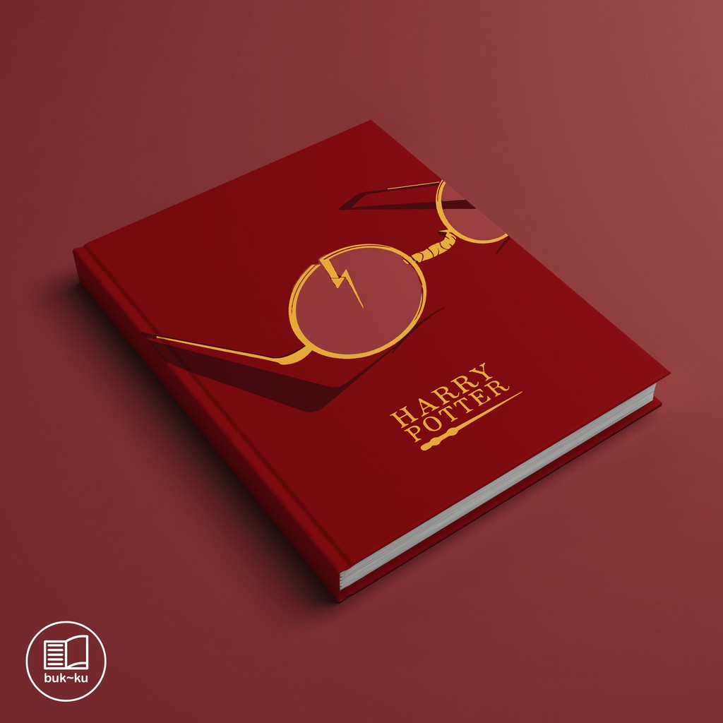 

notebook harry potter custom motif kaca mata catatan
