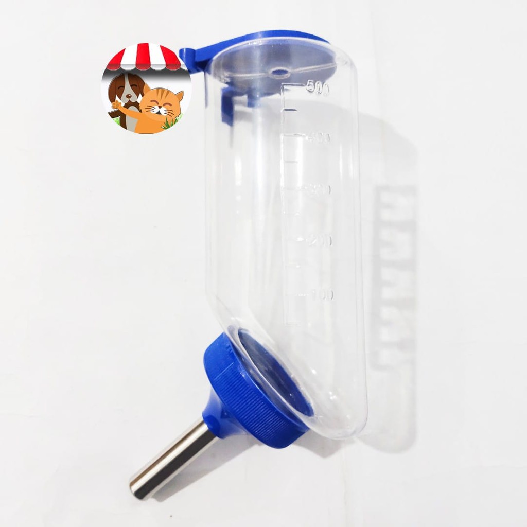 Tempat Botol Minum Hewan 500ml Hamster Kucing Kelinci Pet Drinking