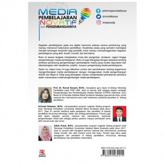 Jual Buku Media Pembelajaran Inovatif Dan Pengembangannya - Prof. Dr ...