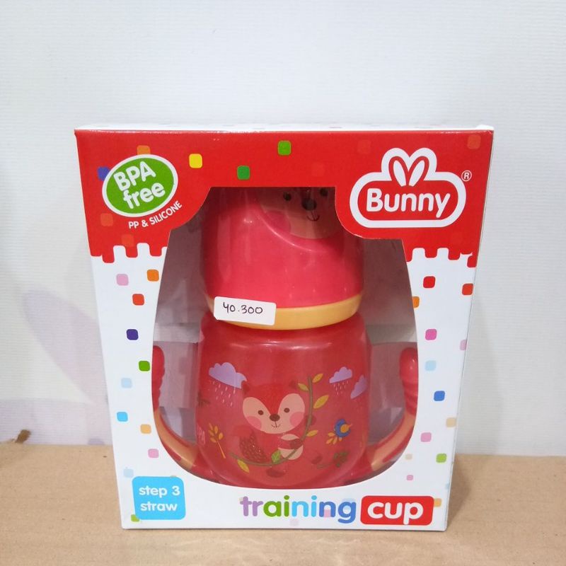 LUSTY BUNNY STRAW TRAINING CUP PLAY ANIMAL 210ML DG-0010