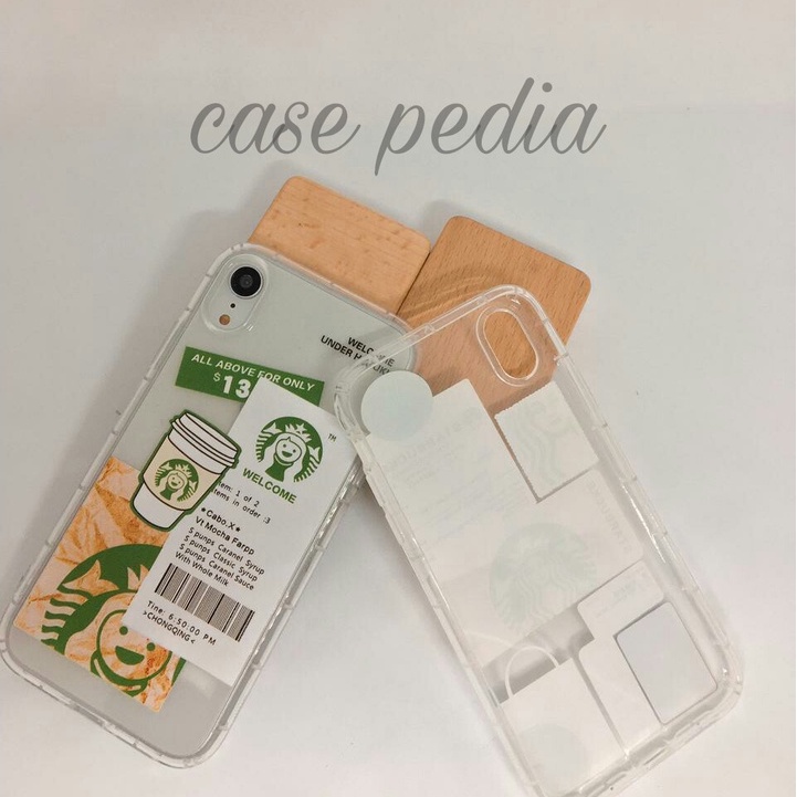 Case Casing Xiaomi Redmi Note 4 5 6 7 8 9 10 10s PRO POCO F3 M3 X3 NFC PRO Transparent Starbucks Anti Crack