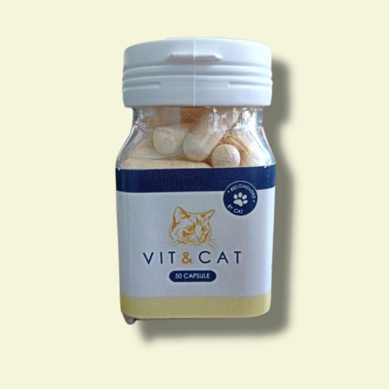 Vitamin Kucing Penambah Nafsu Makan Penggemuk Seketika Vit &amp; Cat