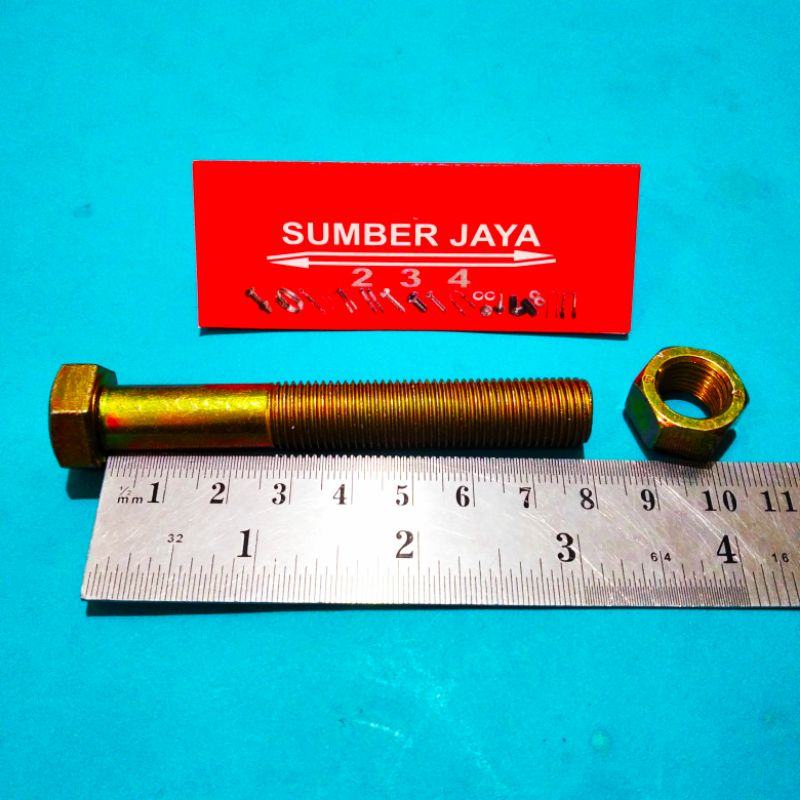 BAUT MUR 12 X 80 KUNING BMK PER 10 PCS