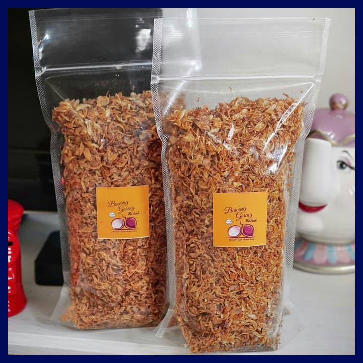 

BAWANG GORENG BU ISAH 1KG | MURNI ASLI BAWANG MERAH TANPA TEPUNG