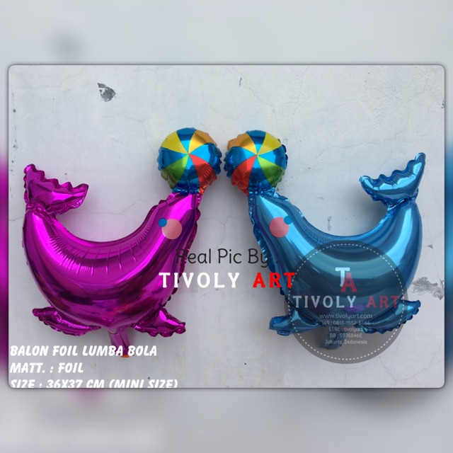 Balon Foil Anjing Laut Mini / Balon Foil Anjing Laut Mini