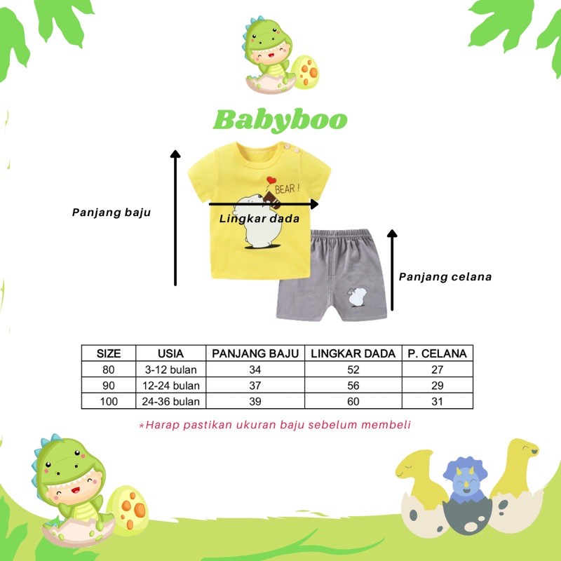 (3-32m) Setelan Baju Bayi/Setelan Baju Anak/Baju Kaos Set Celana Anak/Setelan Baju Bayi Import