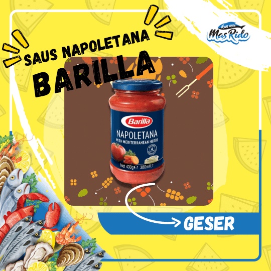 

Saus Pasta Barilla Napoletana Mediterranean Tomato Sauce With Herb